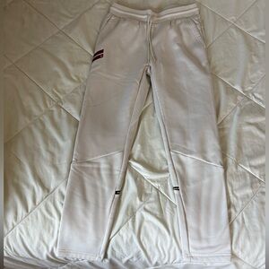 Hurley White Men's Sweatpants with Red Accents